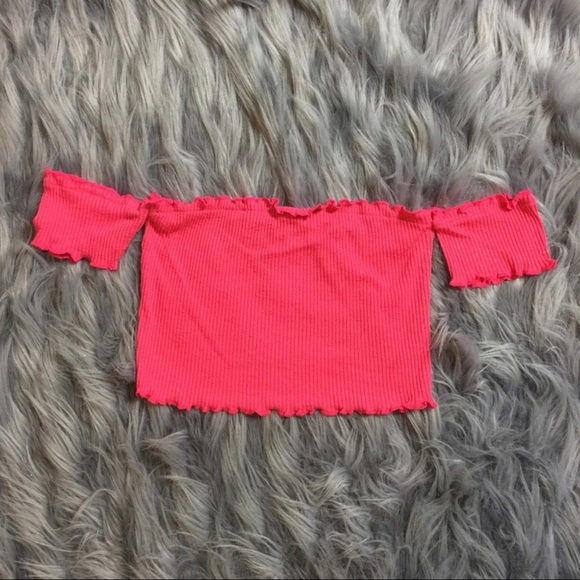 Wavy Crop Top - Baby Blue - Picture 2 of 8